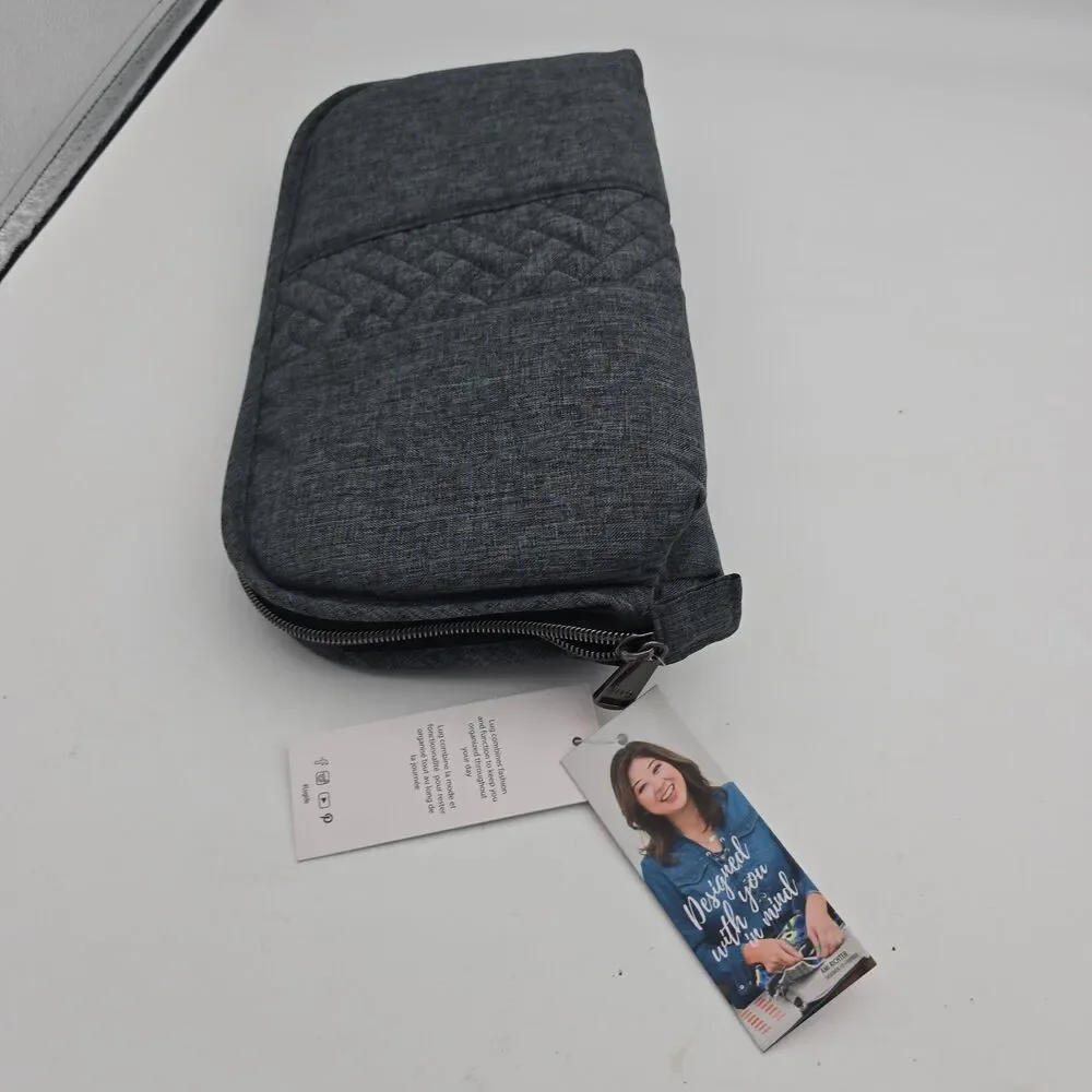 Lug Flash HR Travel Organizer / Toiletry & Cosmetic Bag Organizer – Heather Gray